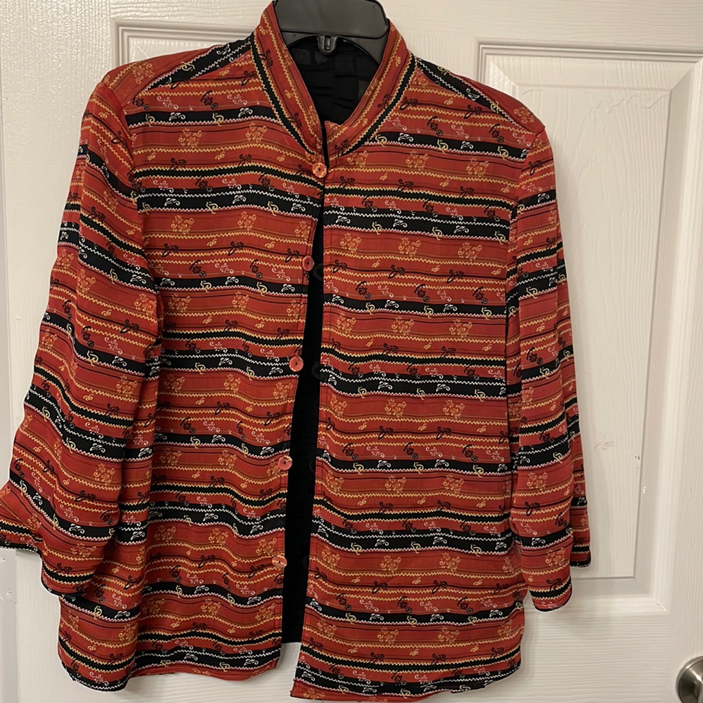 Reversible Silk Jacket.